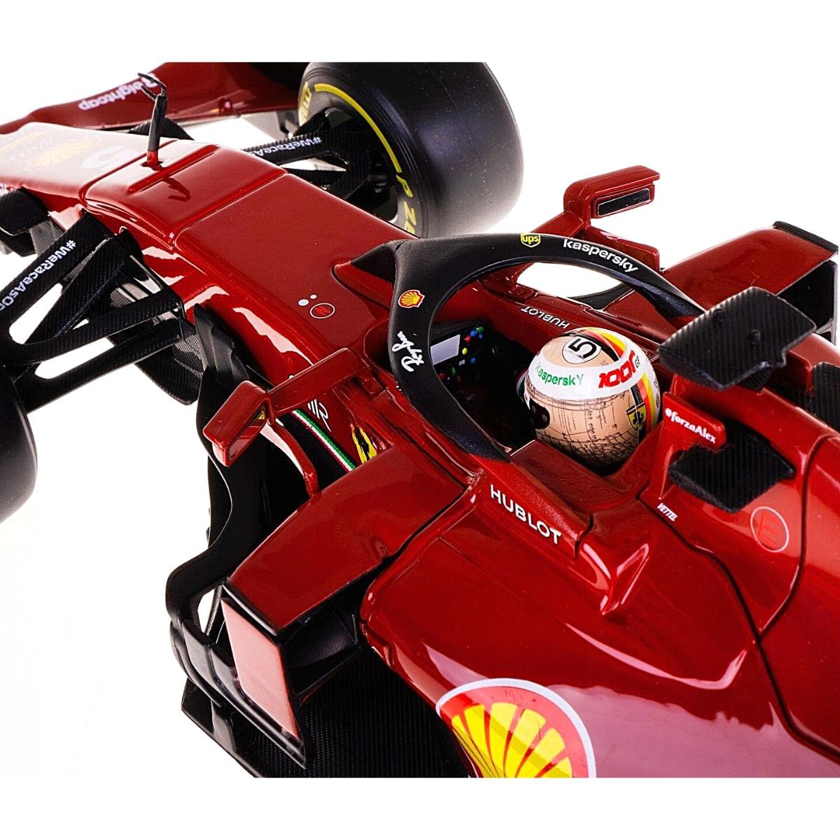 Miniatura Carro F1 Sf1000 Tuscan Gp #5 Vettel 1/18 Bburago 16808