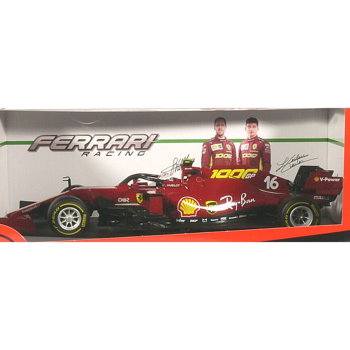 Miniatura Carro F1 Sf1000 Tuscan Gp #16 Leclerc 1/18 Bburago 16808