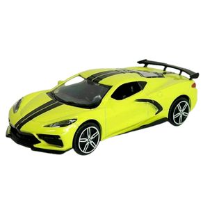 Miniatura-Carro-Chevrolet-Corvette-Stingray-Coupe-2020-1-43-Amarelo