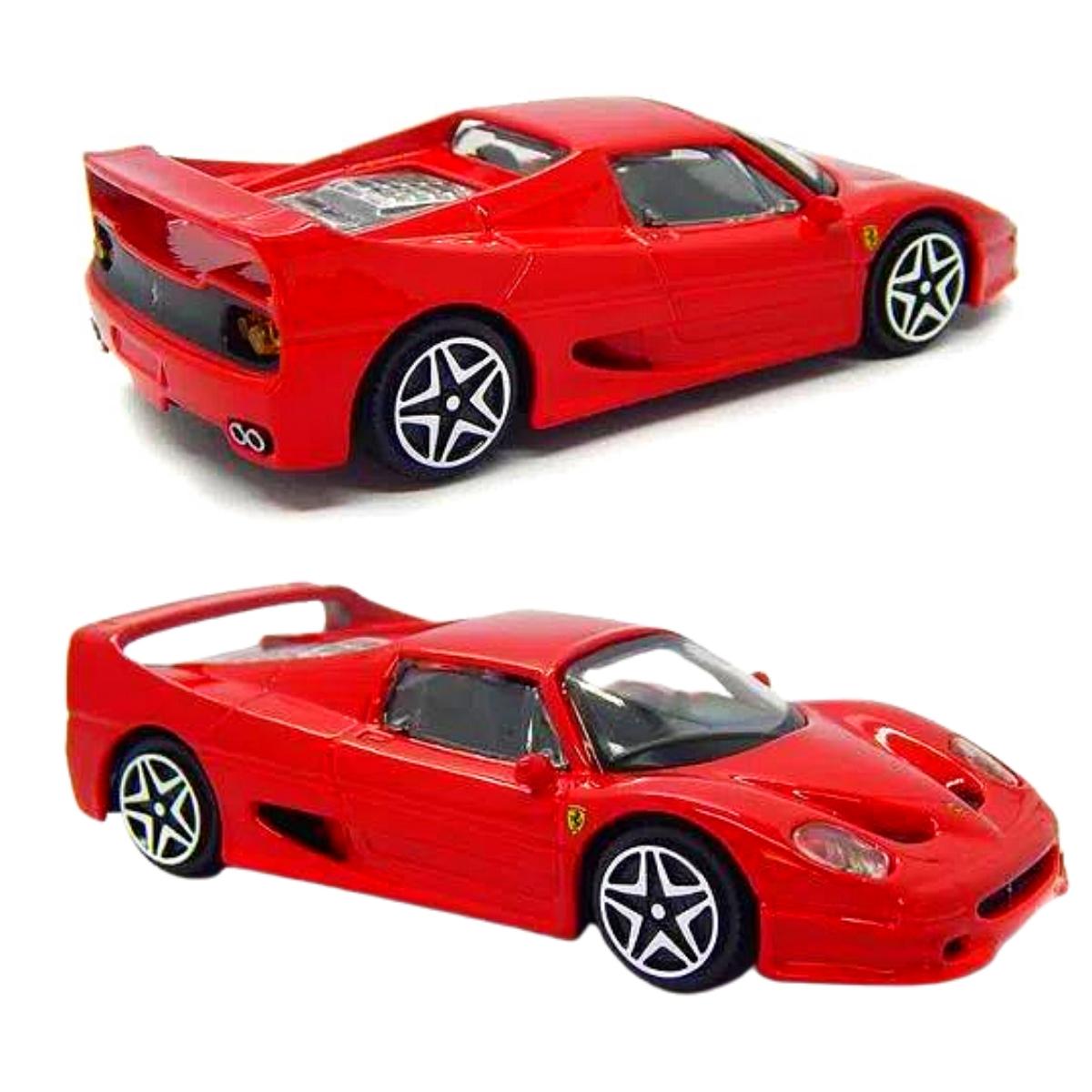 Miniatura Carro Ferrari F50 1/64 Vermelho Bburago 56000 - limahobbies