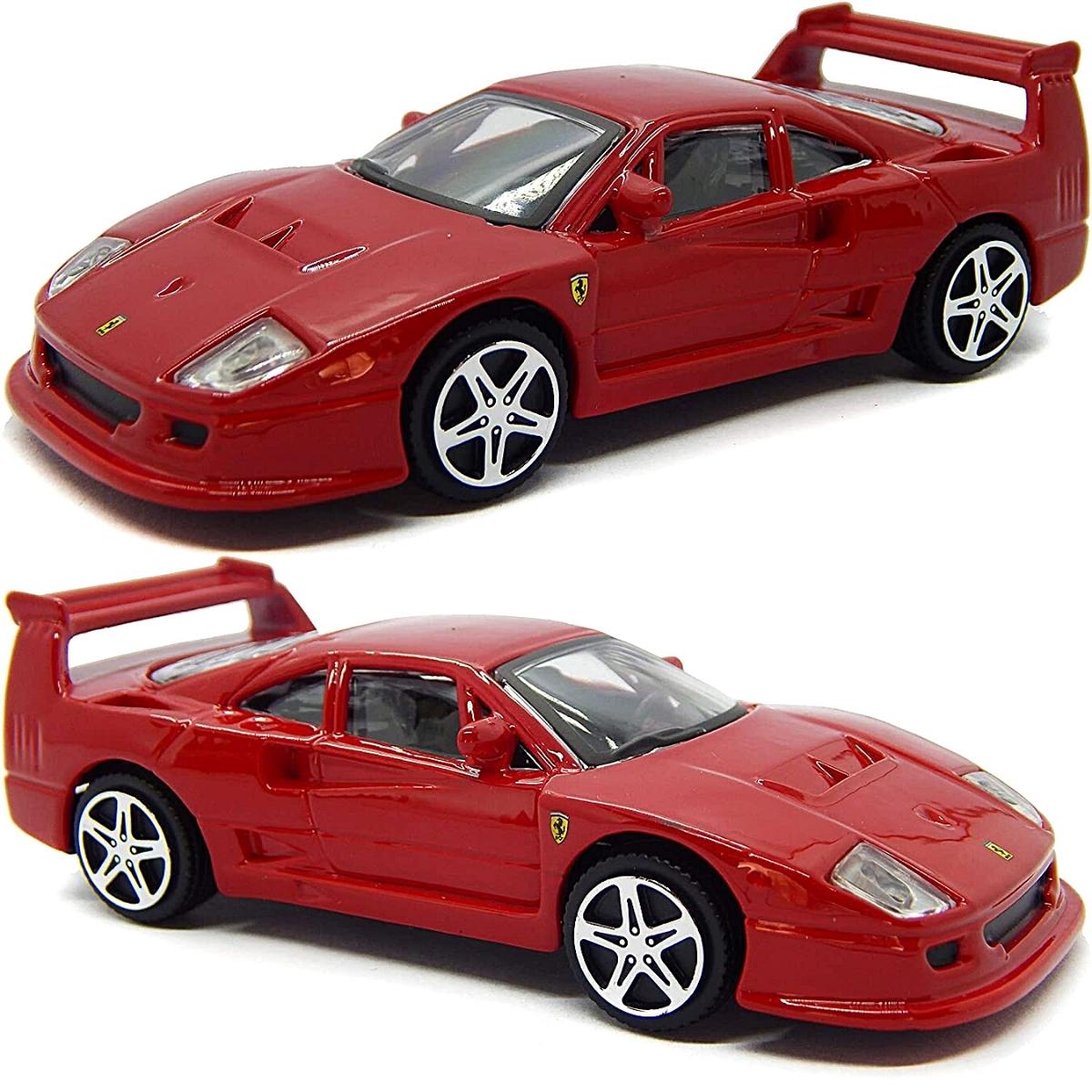 Miniatura Carro Ferrari F40 Competizione 1/43 Vermelho Bburago