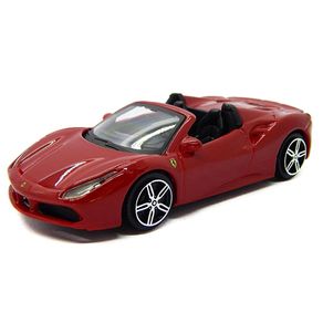 Miniatura-Carro-Ferrari-488-Spider-1-43-Vermelho