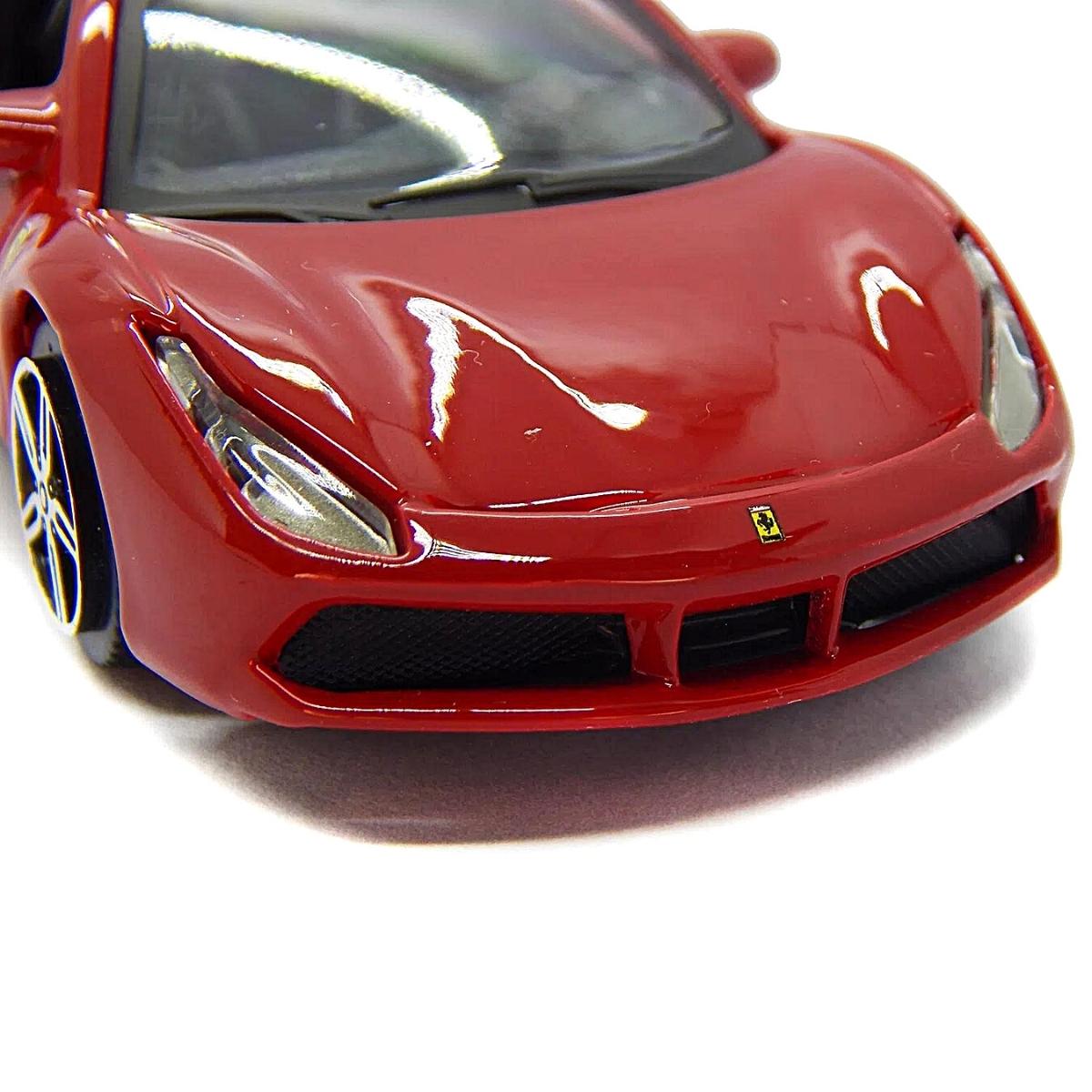 Miniatura Carro Ferrari 488 Spider 1/43 Vermelho Bburago 36001