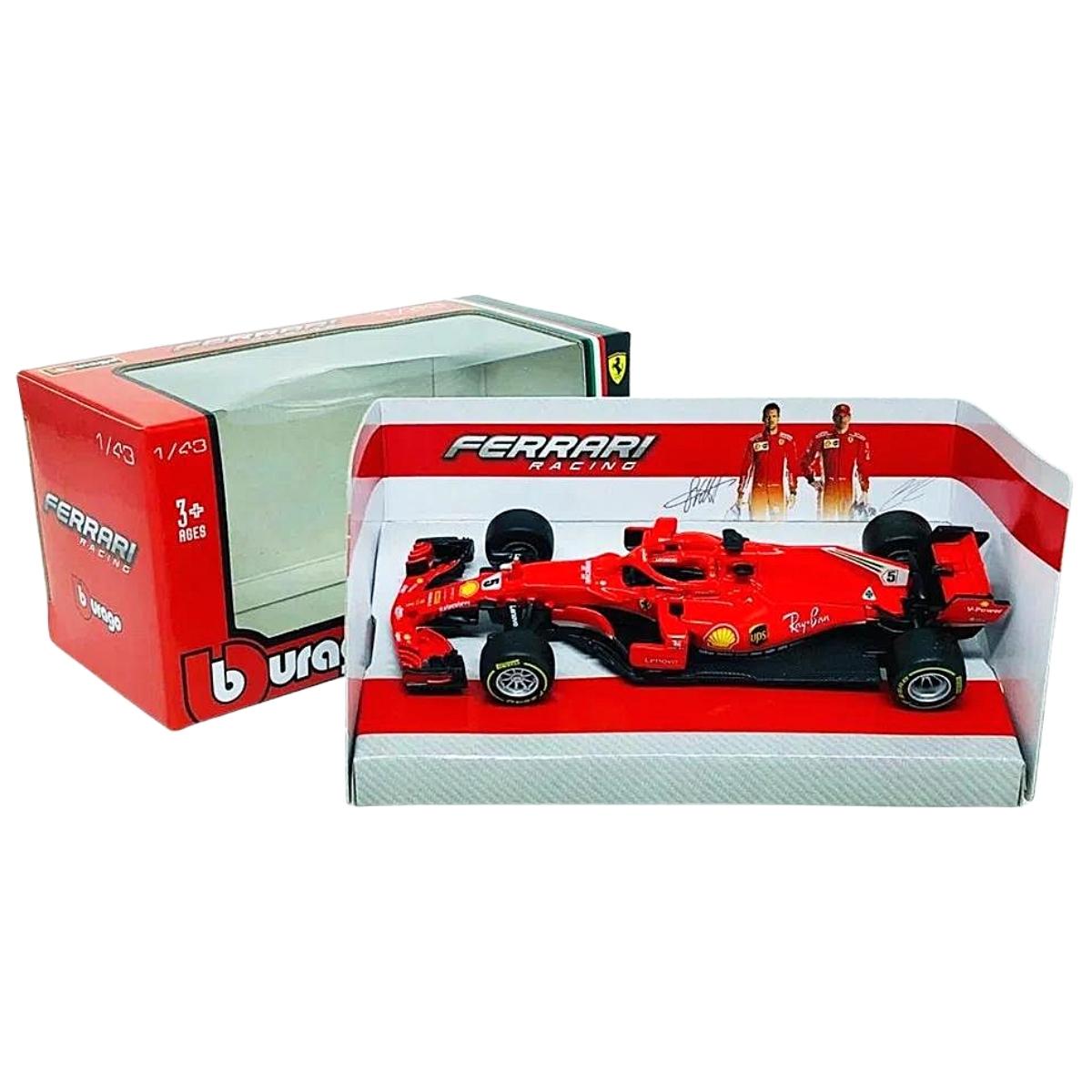 Miniatura Carro Ferrari F1 Sf71H 2018 1/43 #5 S. Vettel