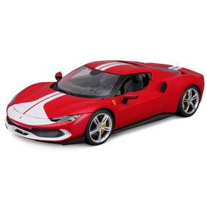 Miniatura-Carro-Ferrari-296-GTB-Assetto-Fiorano-1-18-Vermelho