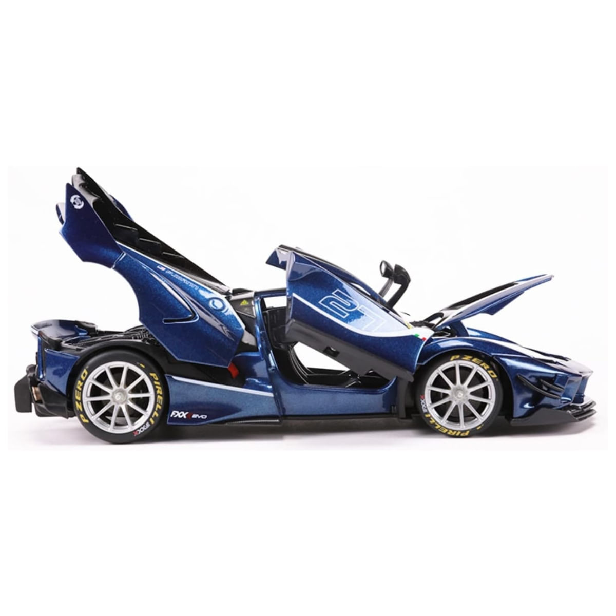 Miniatura Carro Ferrari Fxx-K Evo 1/18 Azul Bburago 16012