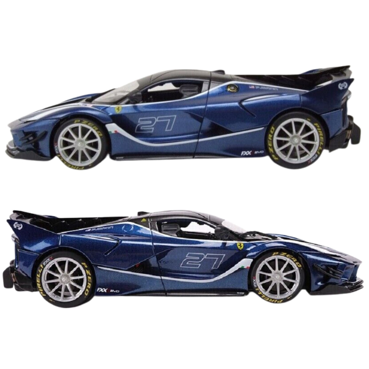 Miniatura Carro Ferrari Fxx-K Evo 1/18 Azul Bburago 16012