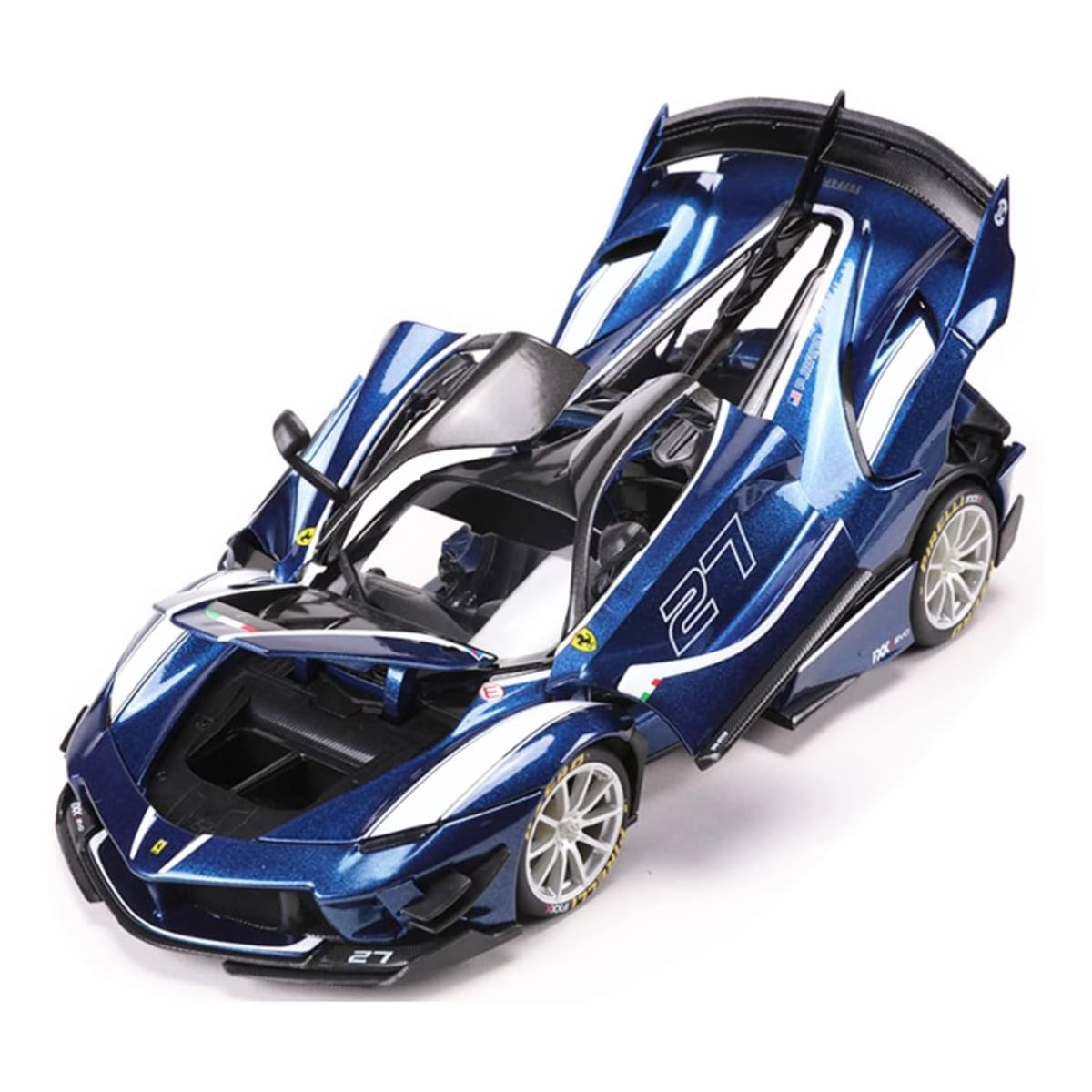 Miniatura Carro Ferrari Fxx-K Evo 1/18 Azul Bburago 16012
