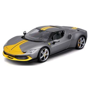 Miniatura-Carro-Ferrari-296-GTB-Assetto-Fiorano-1-18-Cinza