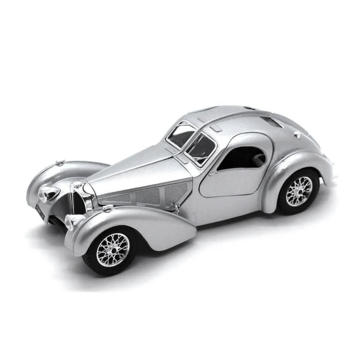 Miniatura Carro Bugatti Type 57Sc Atlantic 1/24 Prata Bburago