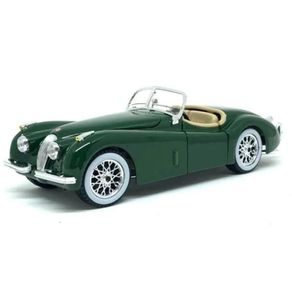 Miniatura-Carro-Jaguar-XK-120-Roadster-1-24-1951-Verde