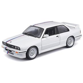 Miniatura-Carro-BMW-3-Series-M3-1988-1-24-Branco