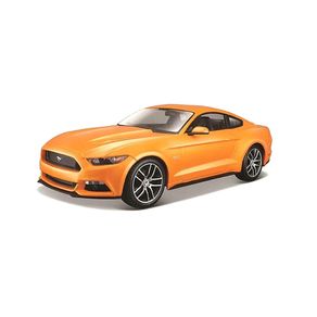 Miniatura-Carro-Ford-Mustang-Gt-2015-1-18-Laranja