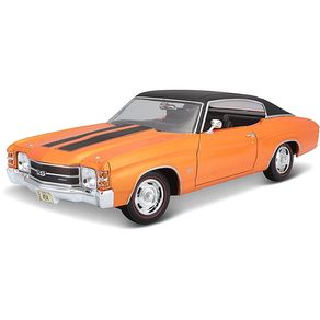 Miniatura-Carro-Chevrolet-Chevelle-Ss-454-1971-1-18-Laranja