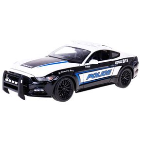 Miniatura-Carro-Ford-Mustang-GT-Police-2015-1-18-Preto