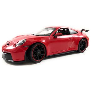 Miniatura-Carro-Porsche-911-GT3-2022-1-18-Vermelho