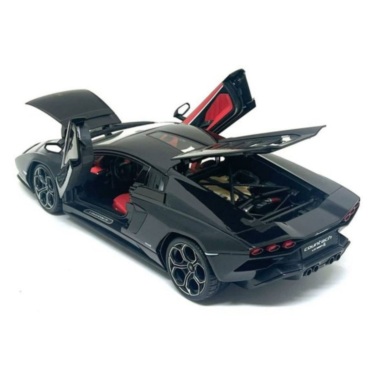 Miniatura Carro Lamborghini Countach Lpi 800-4 1/18 Preto Maisto