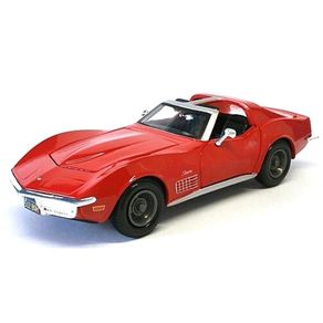 Miniatura-Carro-Chevrolet-Corvertte-1970-1-24-Vermelho