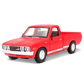 Miniatura-Carro-Nissan-Datsun-620-Pickup-1973-1-24-Vermelho