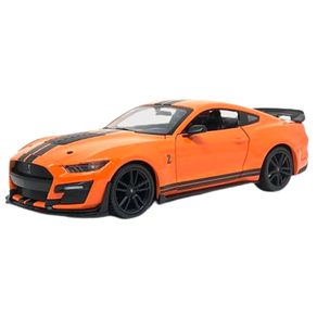 Miniatura-Carro-Mustang-Shelby-GT500-2020-1-24-Laranja