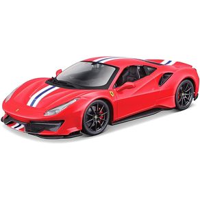 Kit-de-montar-Carro-Ferrari-488-Pista-1-24-Vermelho