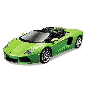 Kit-De-Montar-Carro-Lamborghini-Aventador-Roadster-1-24-Verde