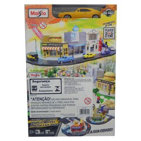 Playset-Loja-de-Brinquedos-Com-Miniatura-Mustang-1-64-Amarelo