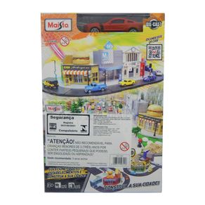 Playset-Concessionaria-Com-Miniatura-Mustang-1-64-Laranja