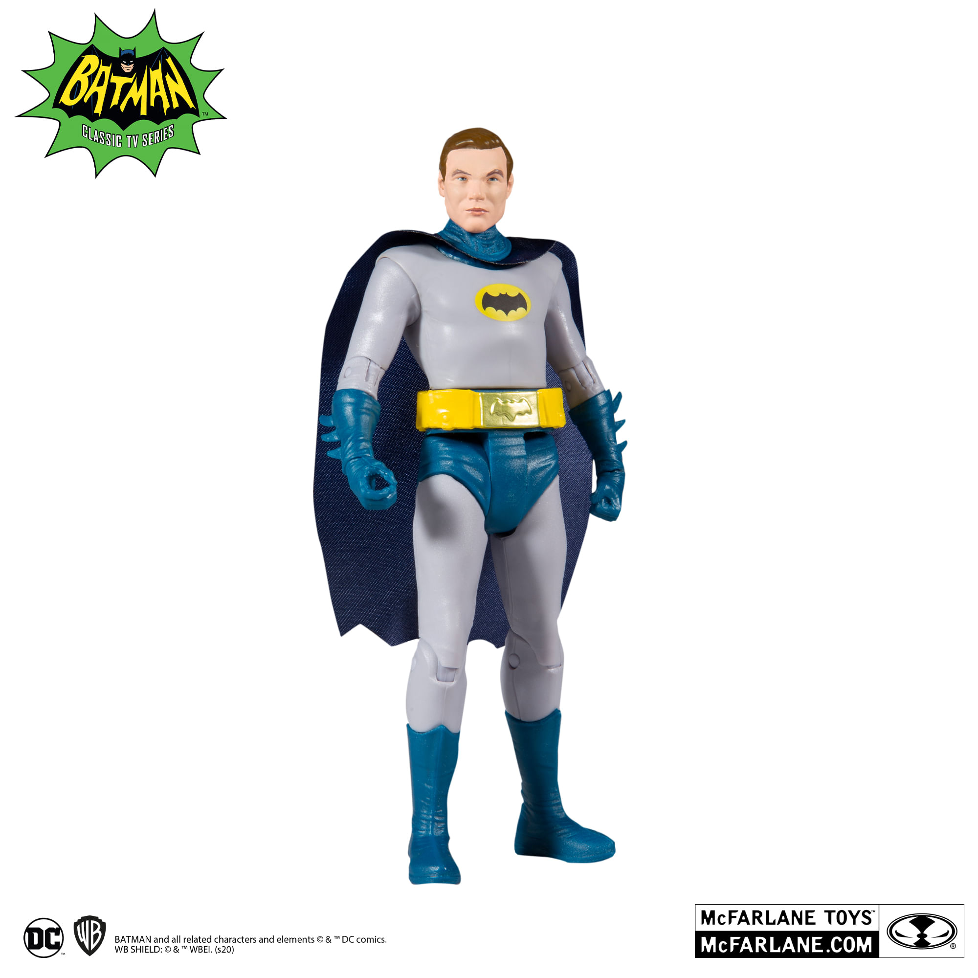 Action Figure 15Cm Batman Desmascarado Classic Tv Series Mc