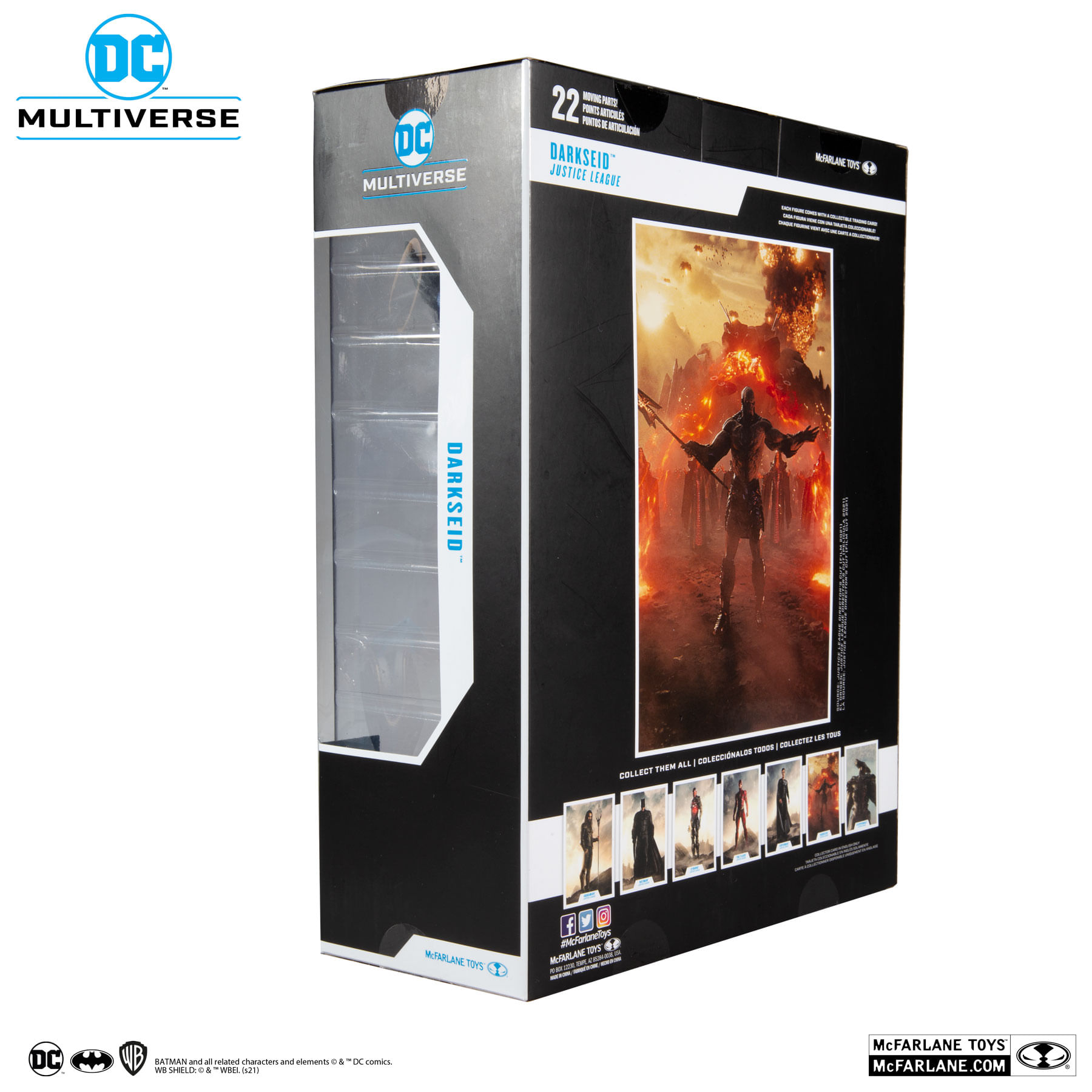 Action Figure 18Cm Darkseid Dc Multiverso Mc Farlane Toys F0068-6