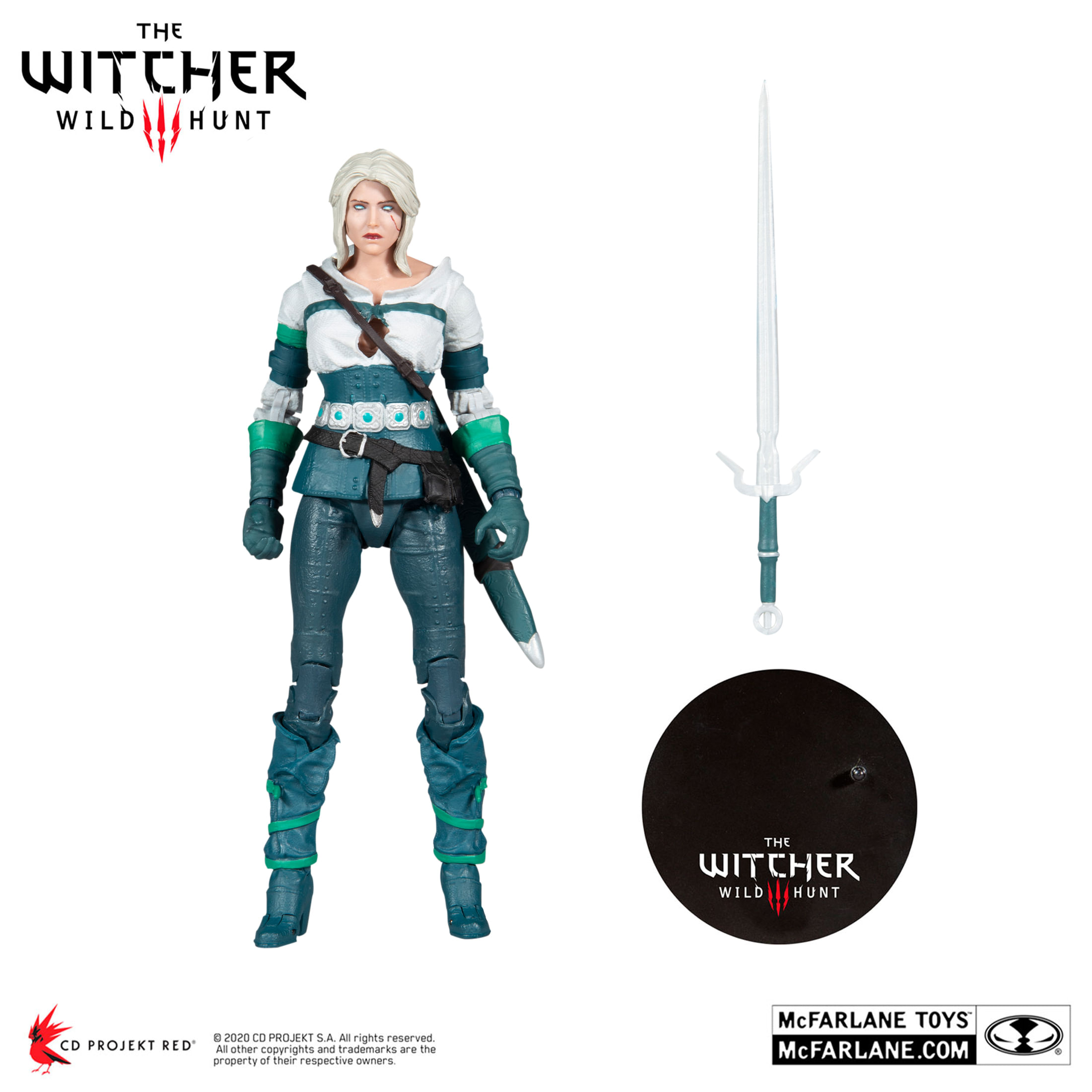 Action Figure 18Cm Ciri The Witcher Mc Farlane Toys F0072-4