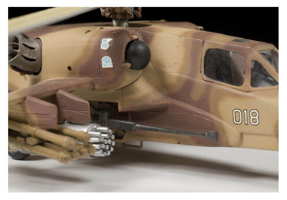 Kit Plástico Helicóptero Russo Ka-50 Hokum 1/72 Zvezda Zve7216