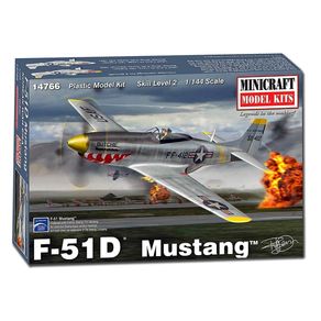 Kit-Plastico-Aviao-Mustang-F-51D-1-144