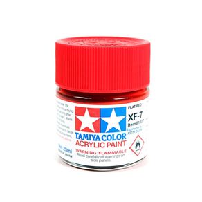 Tinta-XF-7-Flat-RED-Acrylic-Model-Paint-23-ml-Bottle