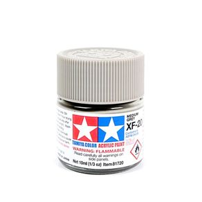 Tinta-Acrilica-XF20-Acrilico-Fosco-Medium-Cinza-10-Ml