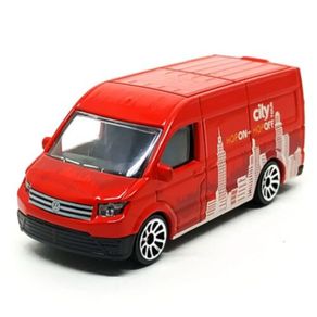 Miniatura-Carro-Volkswagen-Crafter-Van-City-1-64-Vermelho