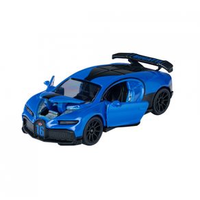 Miniatura-Carro-Bugatti-Chiron-Pur-Sport-1-64-Azul