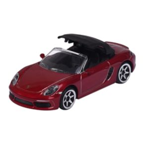 Miniatura-Carro-Porsche-718-Boxster-1-64-Vermelho