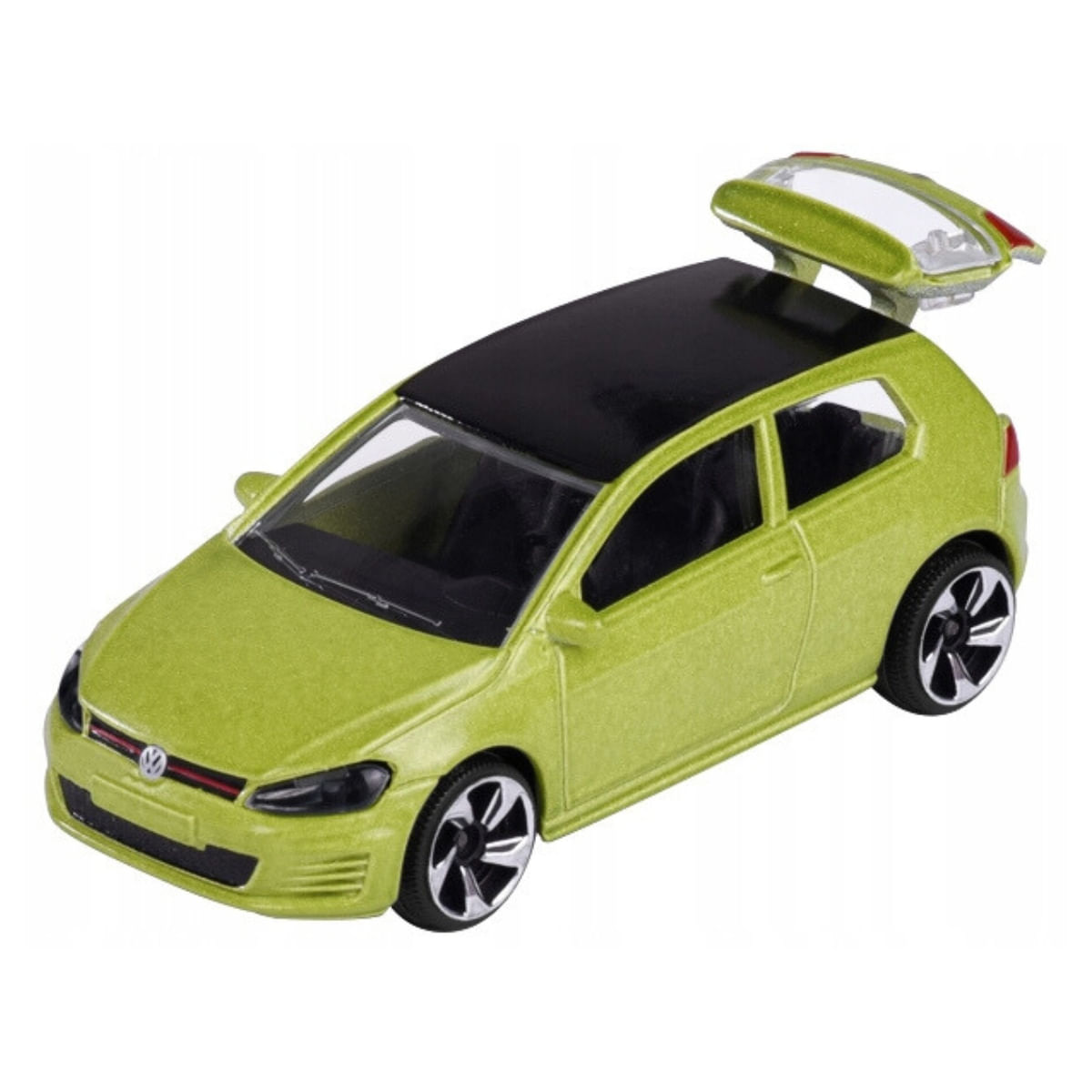Miniatura Carro Volkswagen Golf Vii Gti 1/64 Verde Majorette