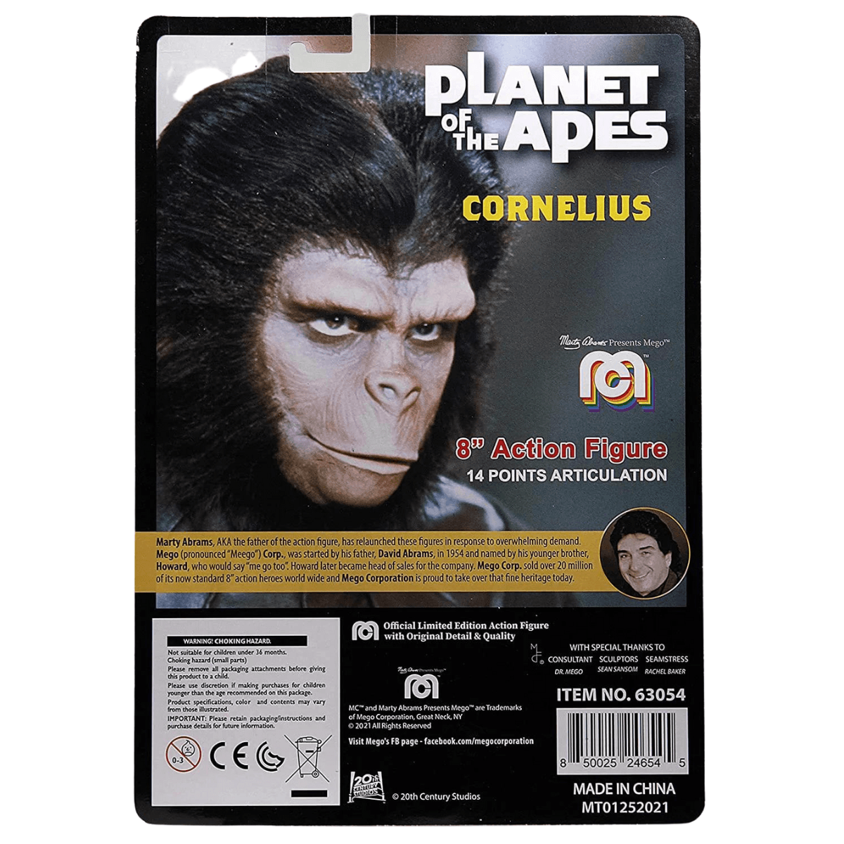 PLANET OF THE APES Cornelius フィギュア Action Figure 20Cm Cornelius Planeta Dos Macacos Mego 24654