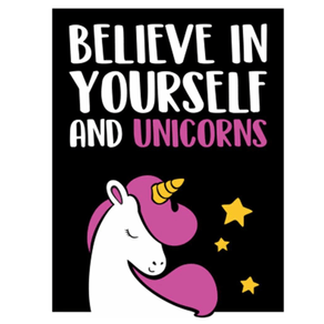 Placa-Decorativa-Believe-in-Unicorns