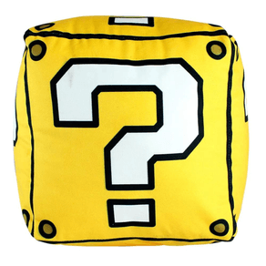 Almofada-Formato-Cubo-Amarelo-Super-Mario