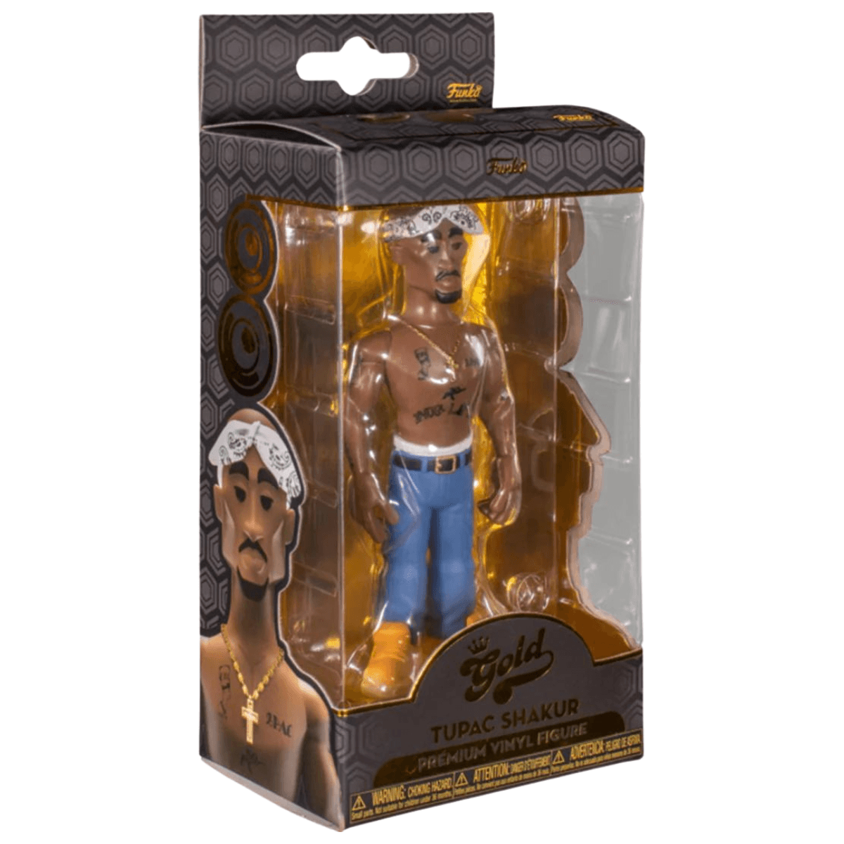 Gold 5 Vinyl Figure Rappers 2Pac Tupac Shakur Funko 56720