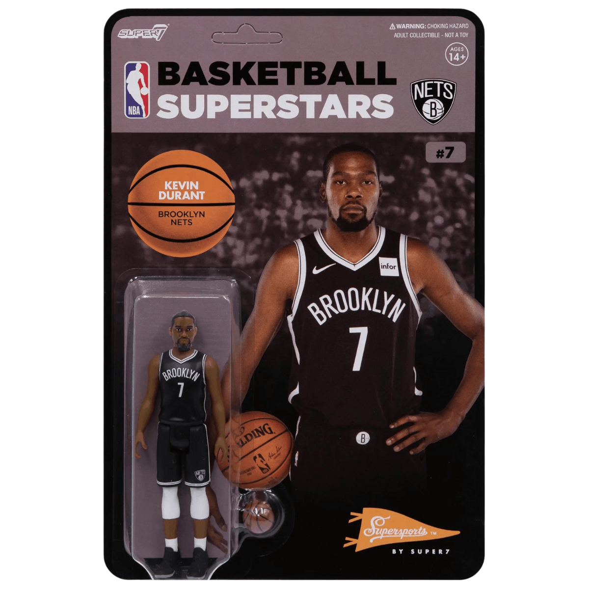 Reaction 10Cm Nba Kevin Durant Brooklyn Nets Super 7 - limahobbies