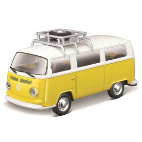 Miniatura-Volkswagen-Type-2--Pneu-Rack--1-43-Amarelo