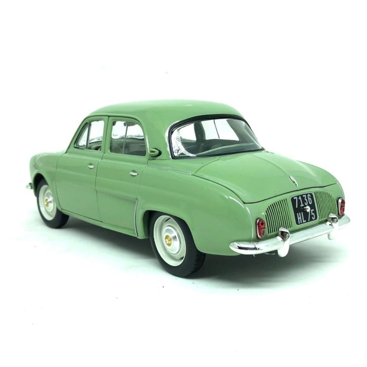 Miniatura Carro Renault Dauphine 1958 1/18 Verde Norev Nor185167