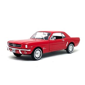 Miniatura-Carro-Ford-Mustang-Coupe-1964-Vermelho-1-24