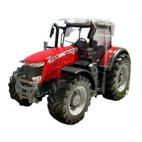 Miniatura-Trator-Massey-Ferguson-8740S-With-Tipping-Trailer-Vermelho