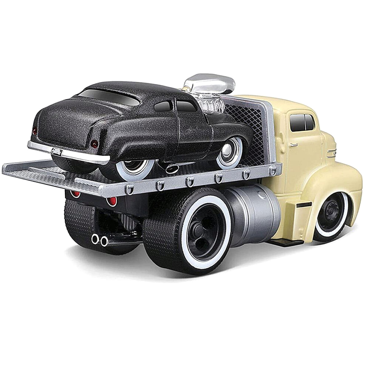 Miniatura Reboque Ford Coe Flatbed 1950 Com Mercury 1949 1/64