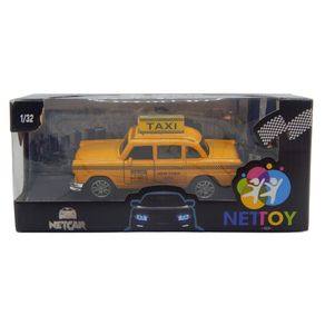 Miniatura-Carro-Taxi-Nova-York-1-32-Amarelo